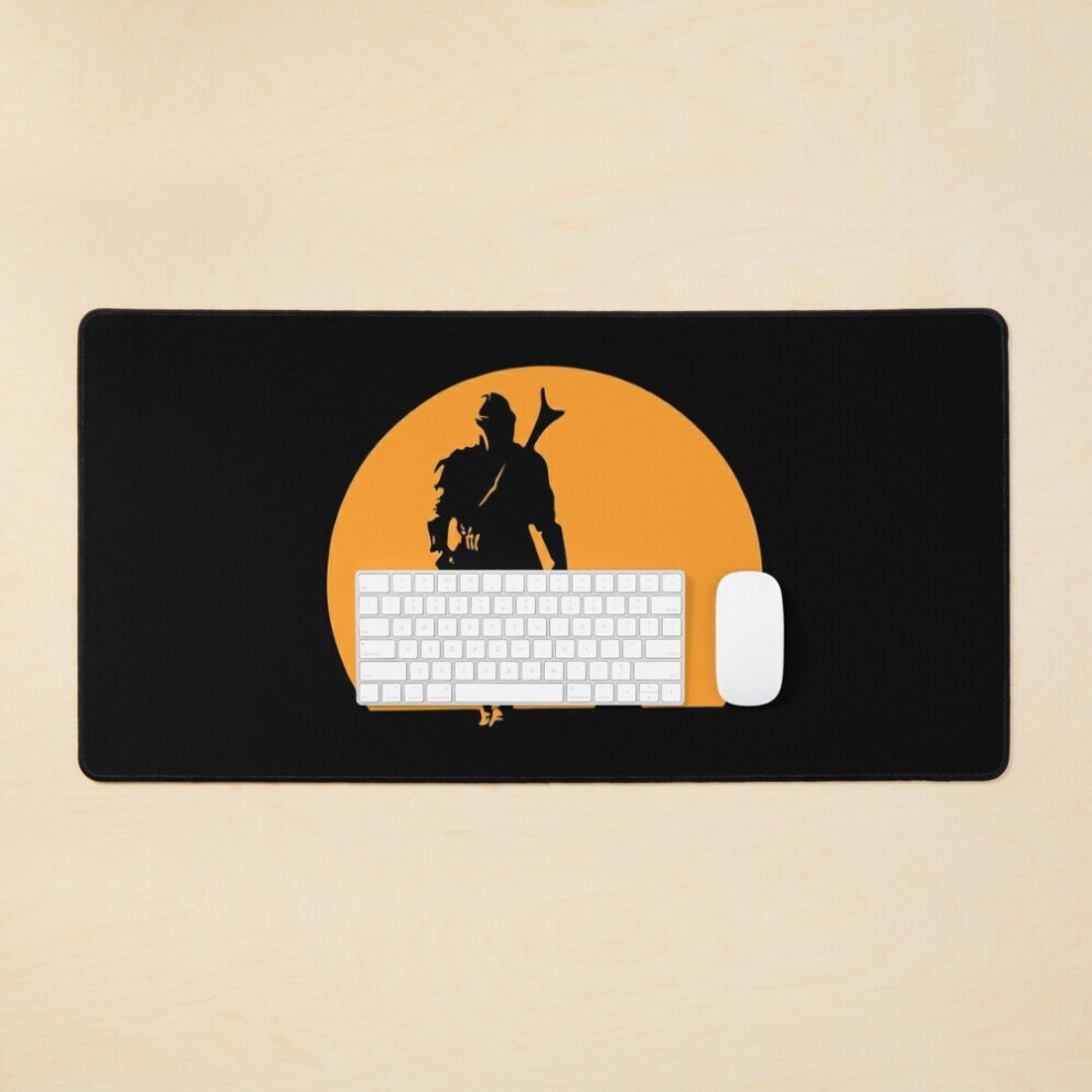 Desk Mat Bounty Hunter Sunset Large Gaming Mouse Pad 35X16 Inch 7802738314434