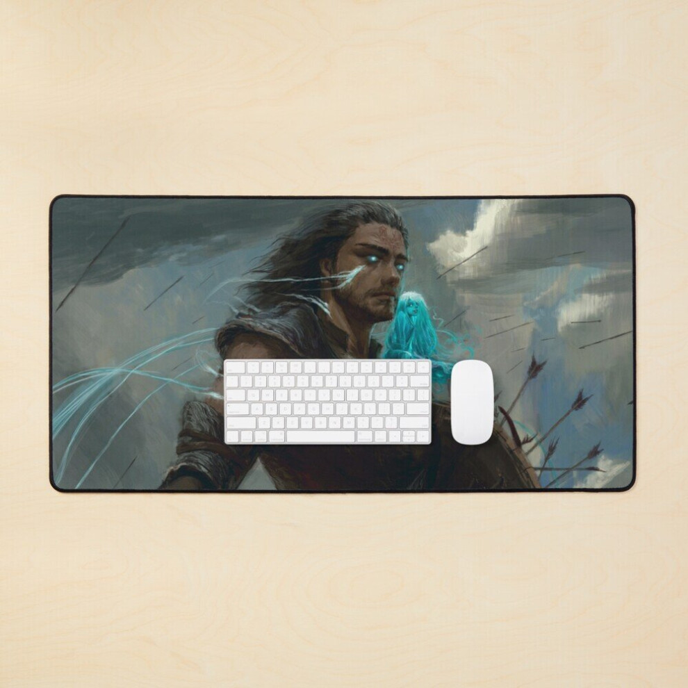 Desk Mat The Way Of Kings - Kaladin - Lone Warrior Large Gaming Mouse Pad 35X16 Inch 7802738330830