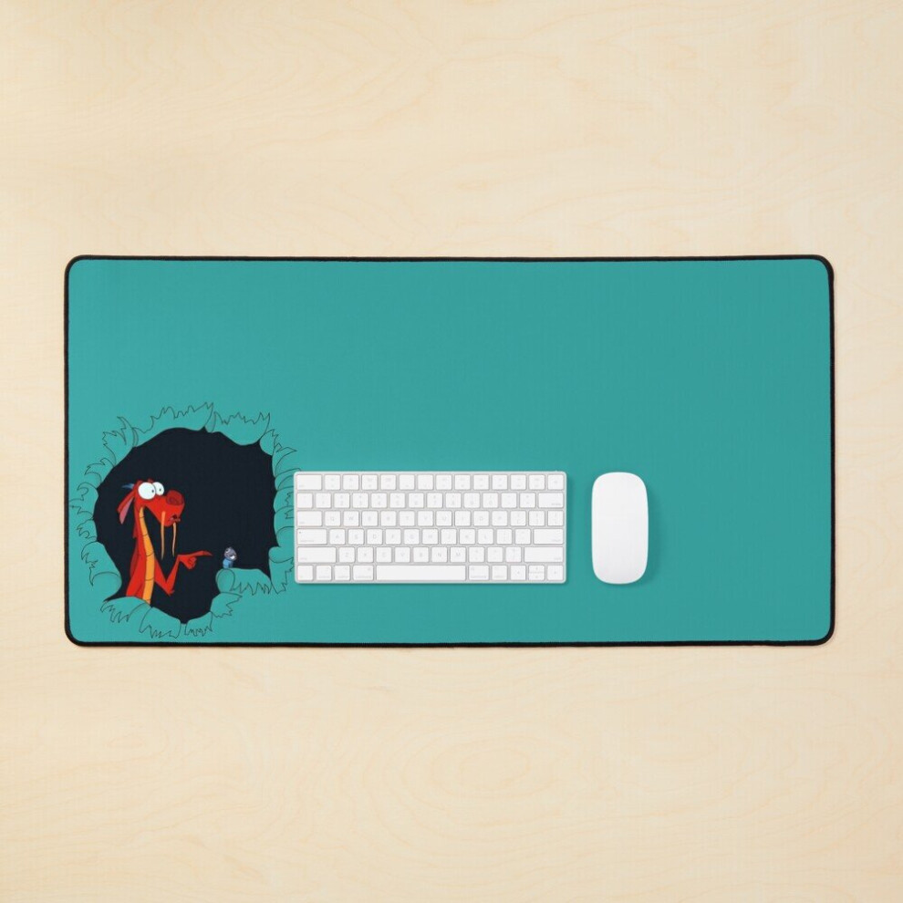 Desk Mat He Did It Large Gaming Mouse Pad 35X16 Inch 7802738372786