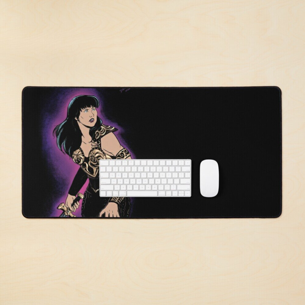 Desk Mat Bold Xena Large Gaming Mouse Pad 35X16 Inch 7802738337150