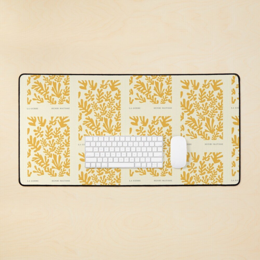 Desk Mat Henri Matisse - Cut-Outs #23 Large Gaming Mouse Pad 35X16 Inch 7802738354317