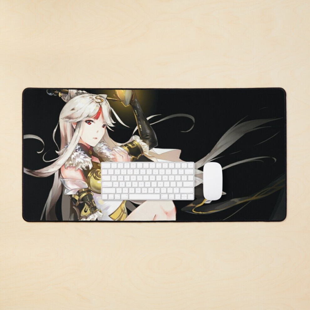 Desk Mat Genshin Impact Ningguang Large Gaming Mouse Pad 35X16 Inch 7802738402254