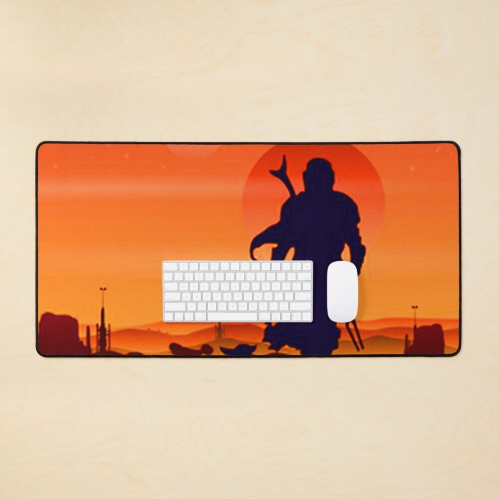 Desk Mat Ranger Work Large Gaming Mouse Pad 35X16 Inch Orange 7802738382570