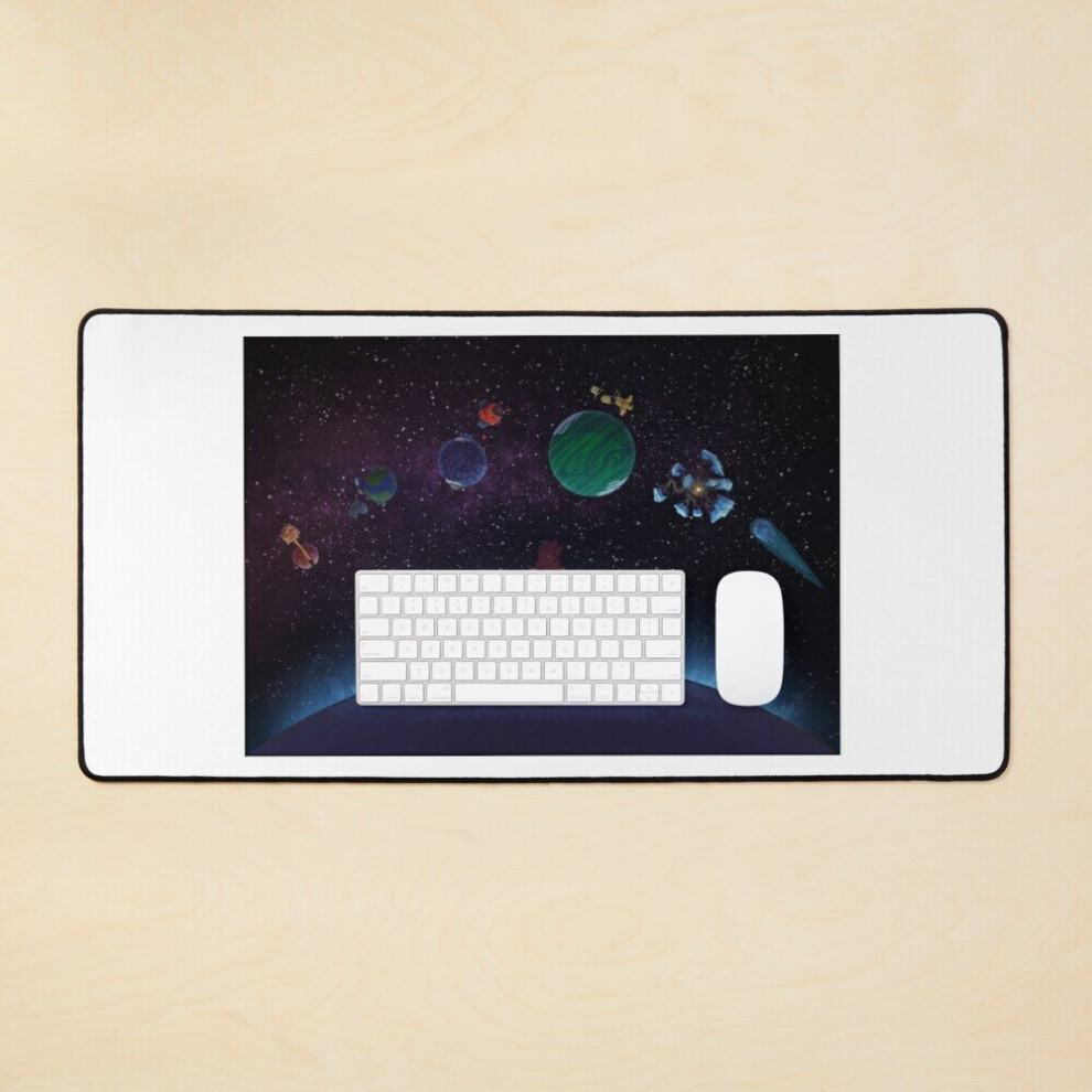 Desk Mat Outer Wilds Large Gaming Mouse Pad 35X16 Inch 7802738375619
