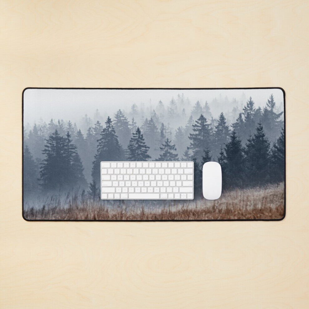 Desk Mat Lost In Fog Large Gaming Mouse Pad 35X16 Inch 7802738337525