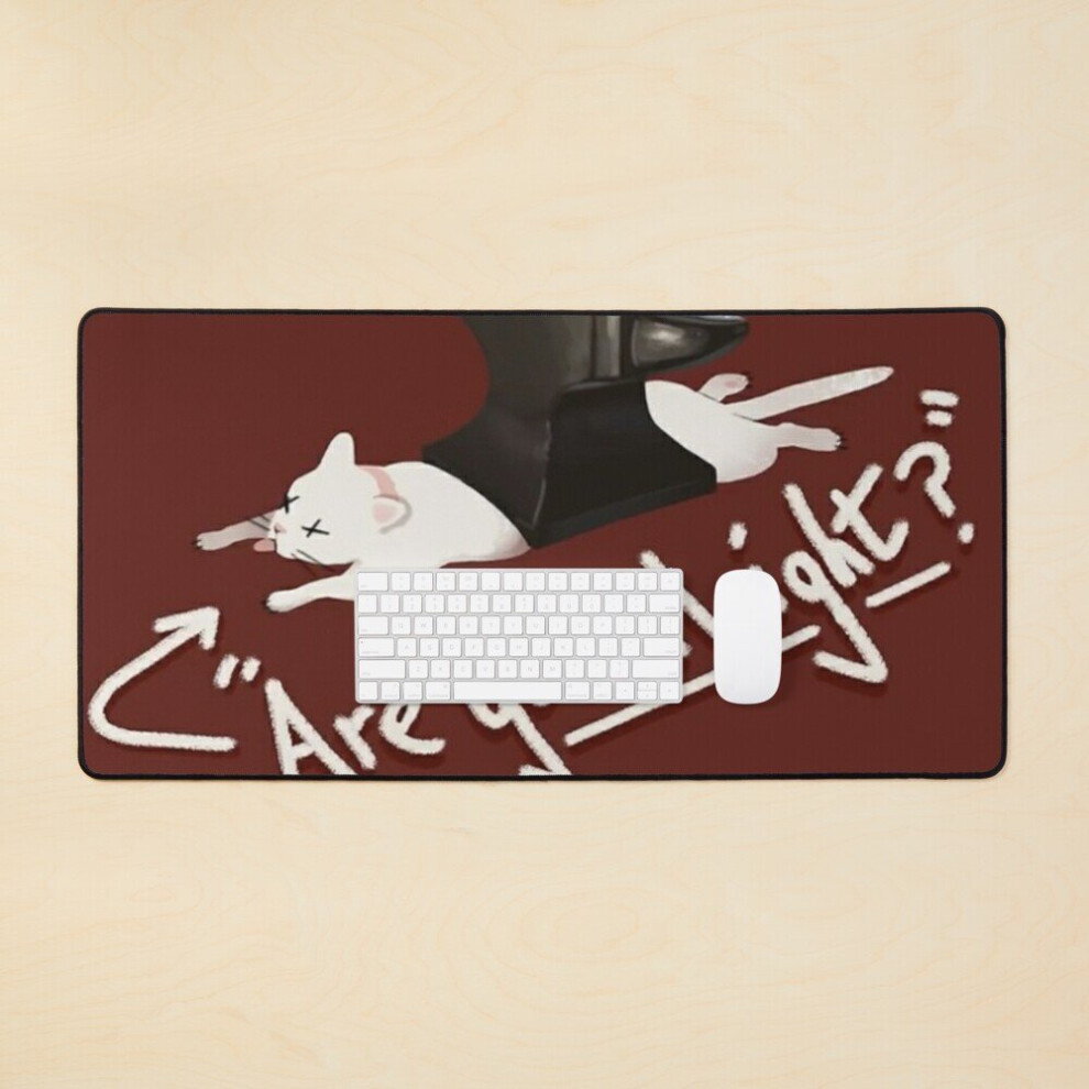 Desk Mat Are You Alright Large Gaming Mouse Pad 35X16 Inch 7802738391817