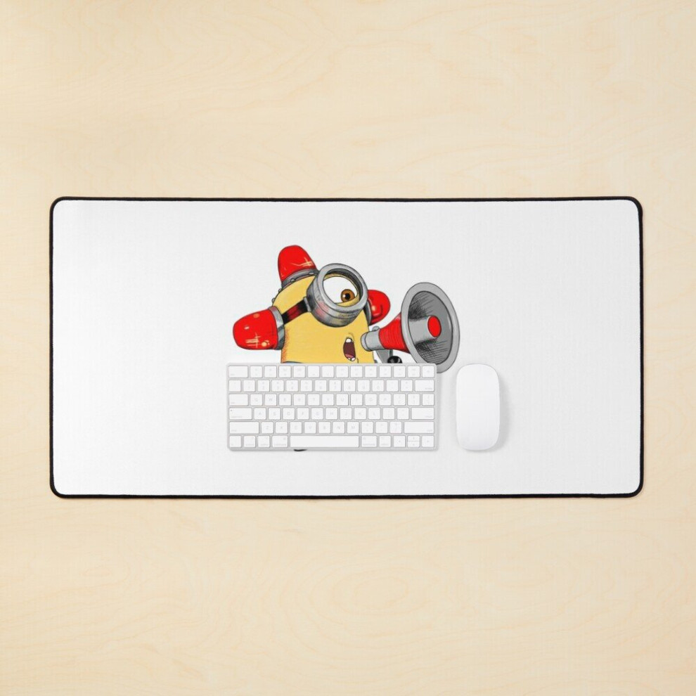 Desk Mat Minions Speaker Large Gaming Mouse Pad 35X16 Inch 7802738339055