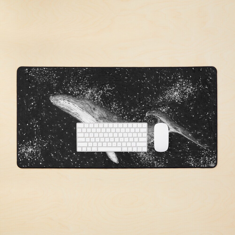 Desk Mat Magic Ocean Whale Large Gaming Mouse Pad 35X16 Inch 7802738406498