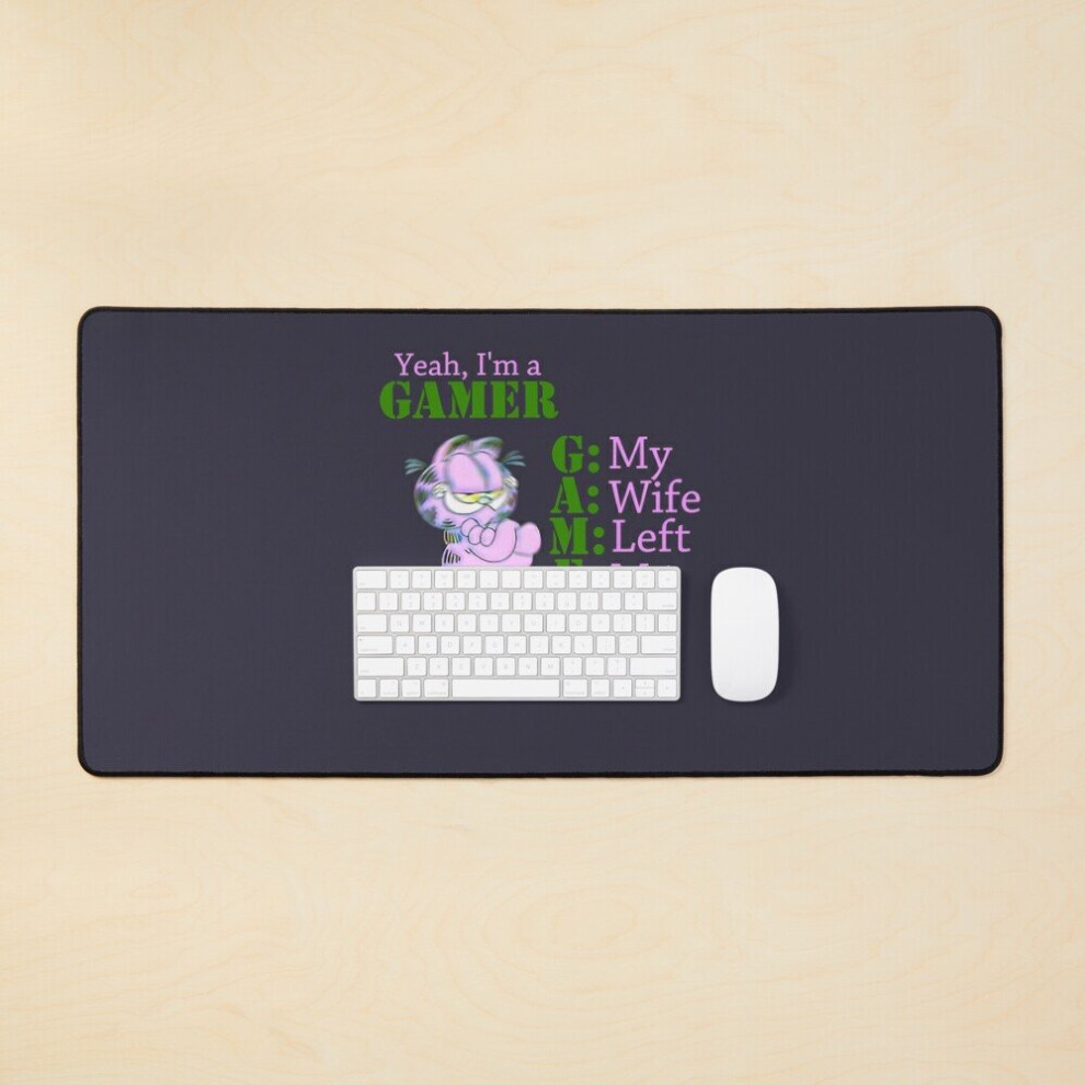 Desk Mat Needed Gifts Yeah Im A Gamer Large Gaming Mouse Pad 35X16 Inch 7802738368642