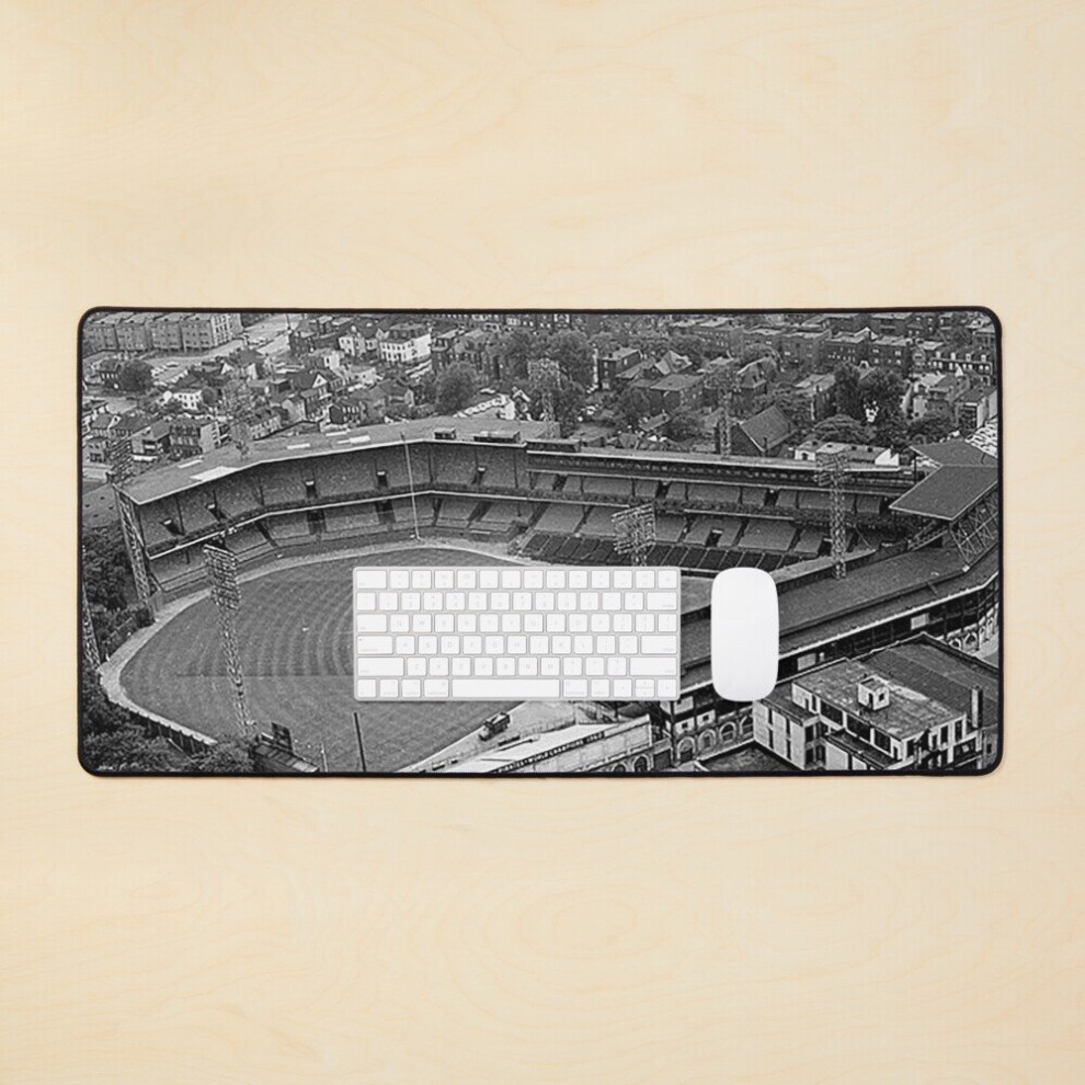 Desk Mat Forbes Field 1963, Pittsburgh Baseball Stadium, Old Stadiums, Large Gaming Mouse Pad 35X16 Inch 7802738361599