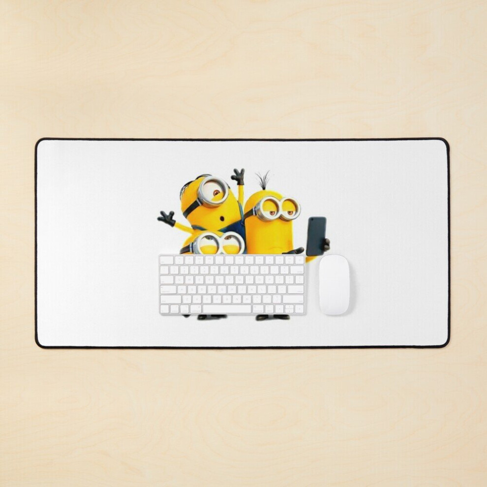 Desk Mat Fuuny Minion, Large Gaming Mouse Pad 35X16 Inch 7802738339079