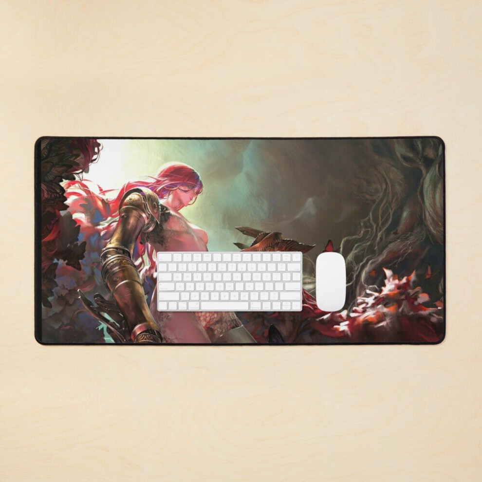 Desk Mat Elden Ring Sexy Malenia Blade Of Miquela Large Gaming Mouse Pad 35X16 Inch 7802738400854