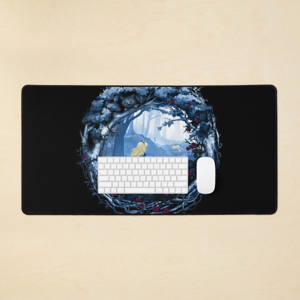 Desk Mat Follow The Rabbit Large Gaming Mouse Pad 35X16 Inch 7802738401479
