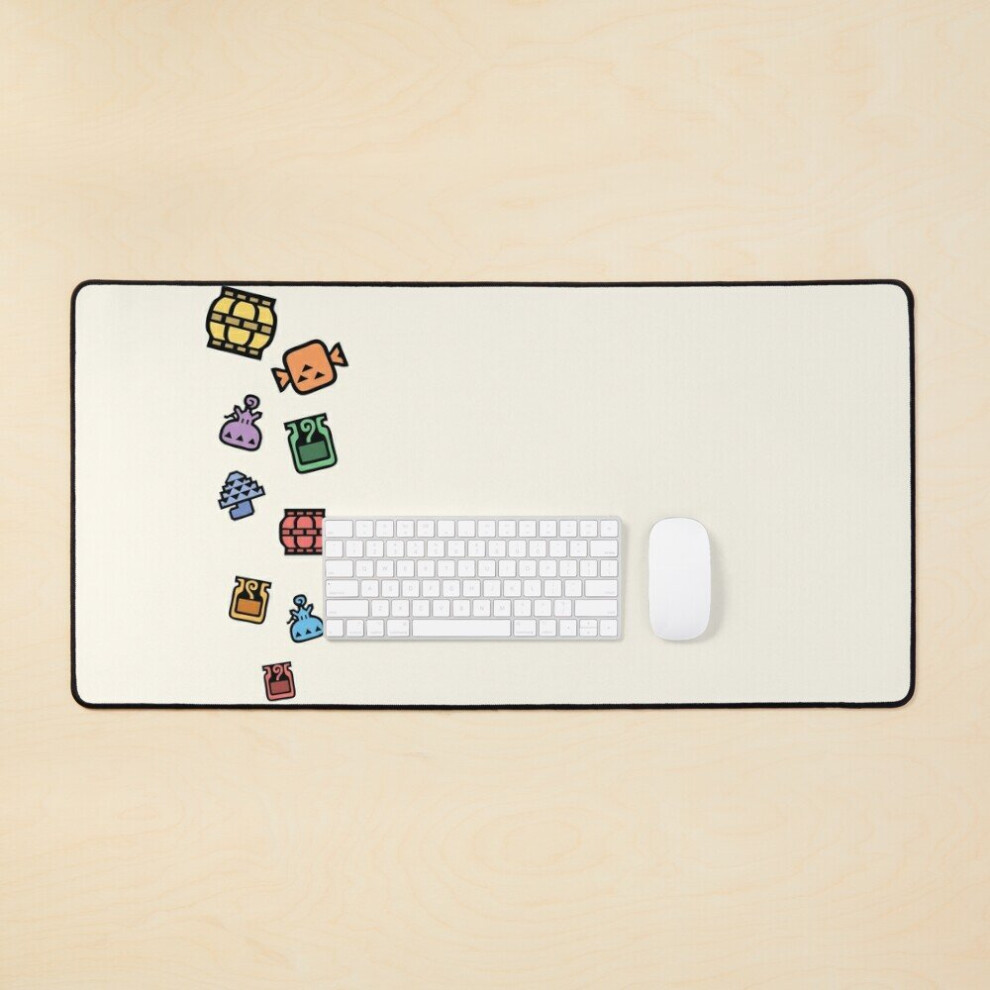 Desk Mat Monster Hunter Large Gaming Mouse Pad 35X16 Inch 7802738387988
