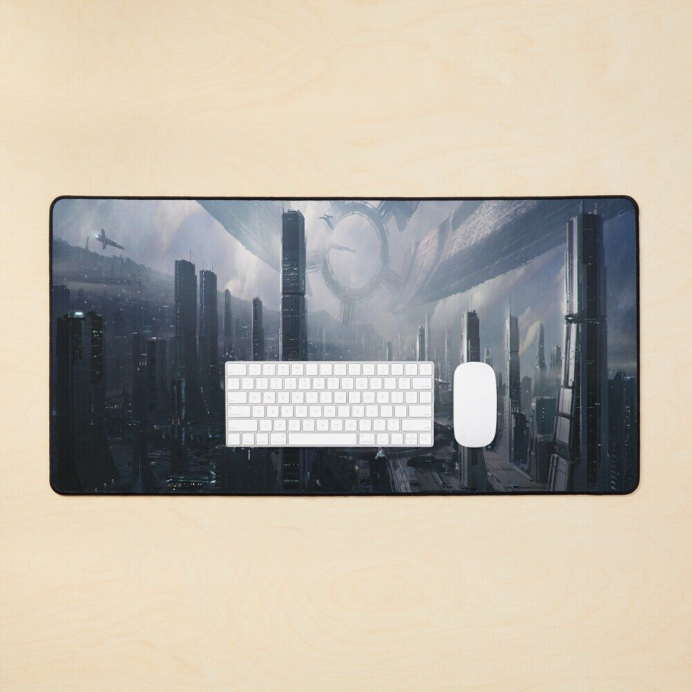 Desk Mat Mass Effect Citadel Large Gaming Mouse Pad 35X16 Inch 7802738383232