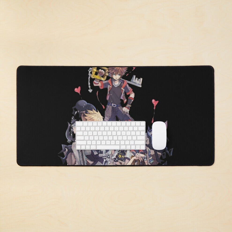 Desk Mat Sora Kingdom Hearts Large Gaming Mouse Pad 35X16 Inch 7802738362435