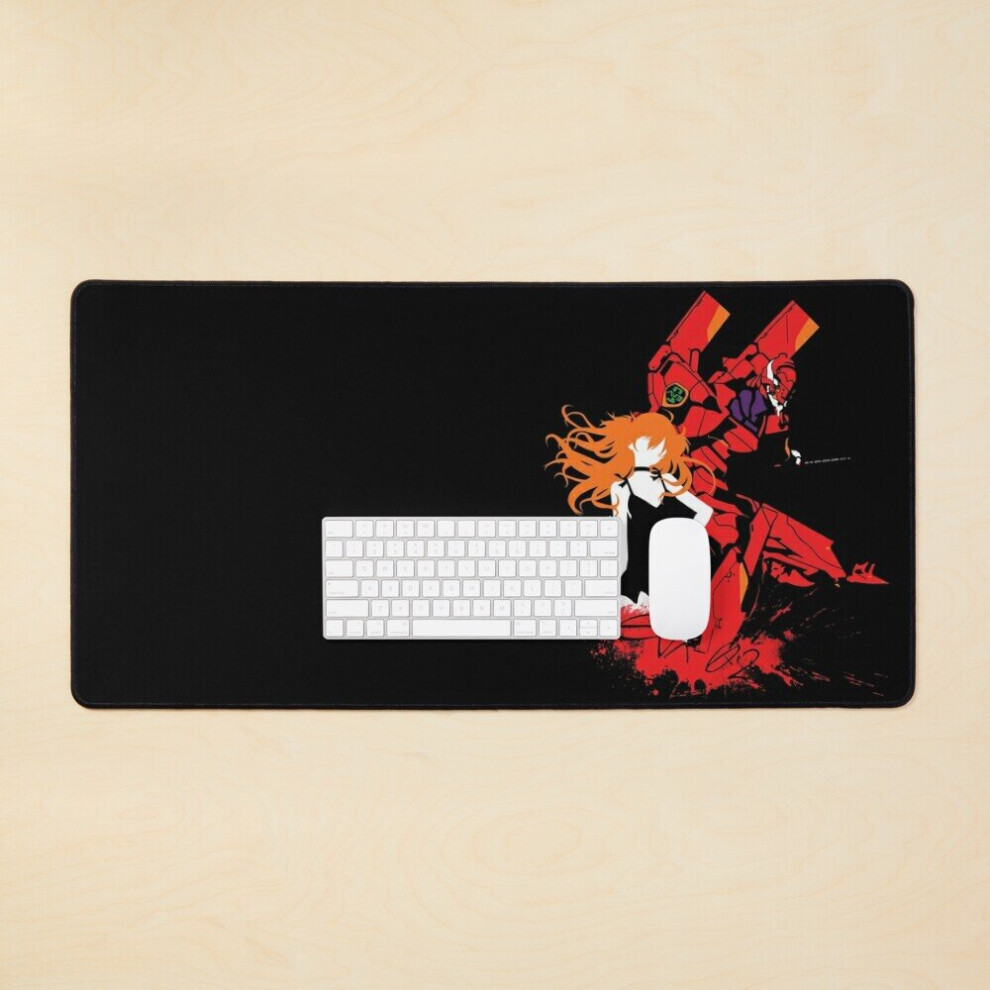 Desk Mat Evangelion Unit-02 Large Gaming Mouse Pad 35X16 Inch 7802738315905