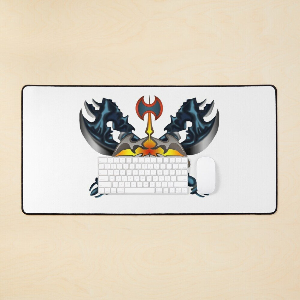 Desk Mat Warrior - Final Fantasy Xiv Large Gaming Mouse Pad 35X16 Inch 7802738402674