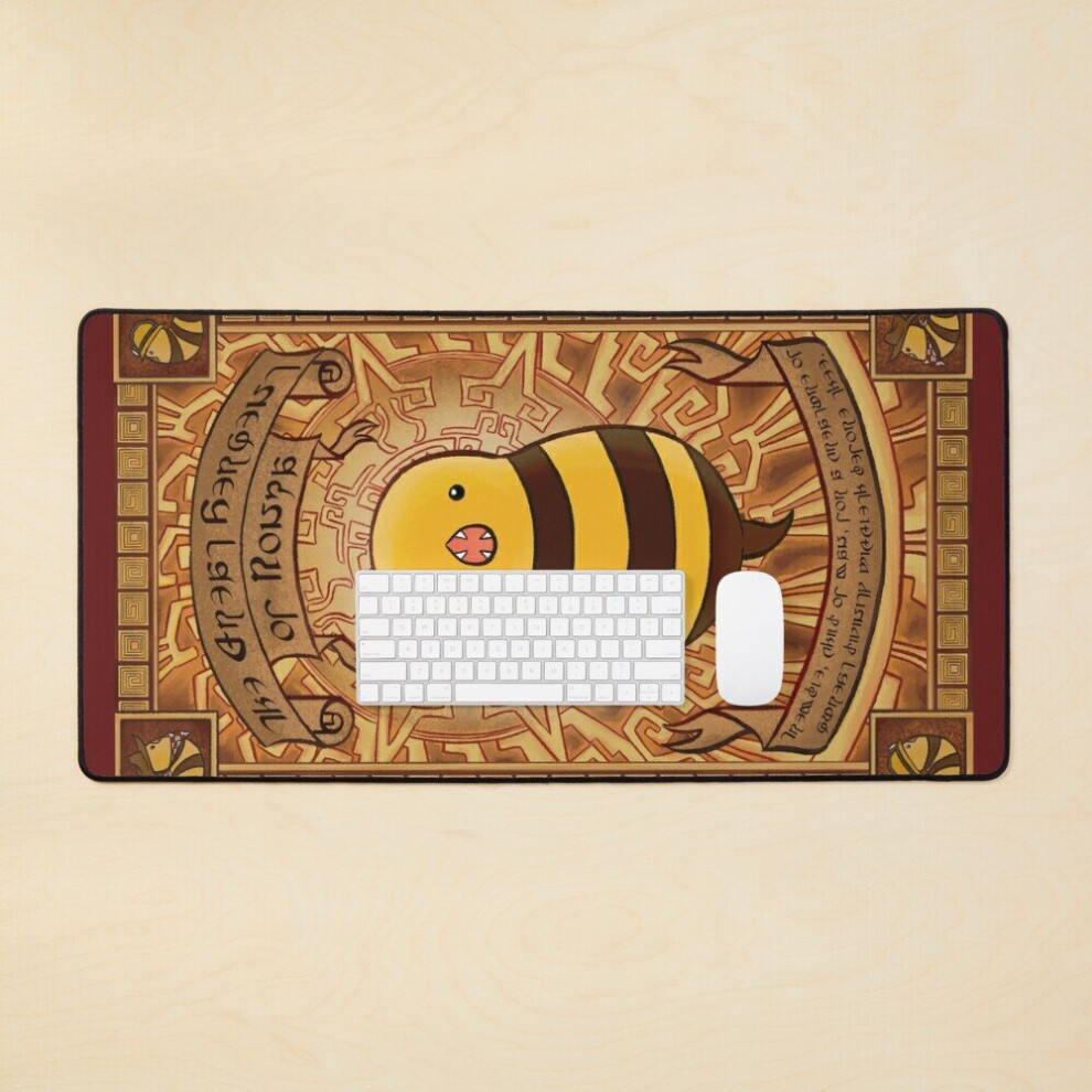 Desk Mat The Great Serpent Of Ronka Large Gaming Mouse Pad 35X16 Inch 7802738406986