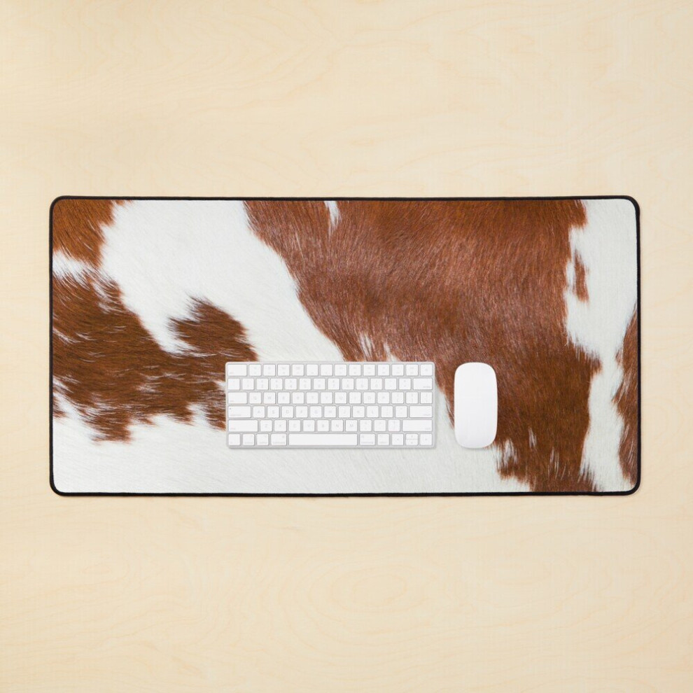 Desk Mat Cowhide Style Skin Large Gaming Mouse Pad 35X16 Inch 7802738328462