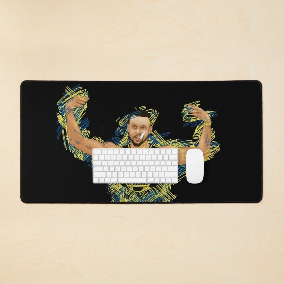 Desk Mat Steph Curry Large Gaming Mouse Pad 35X16 Inch 7802738397369