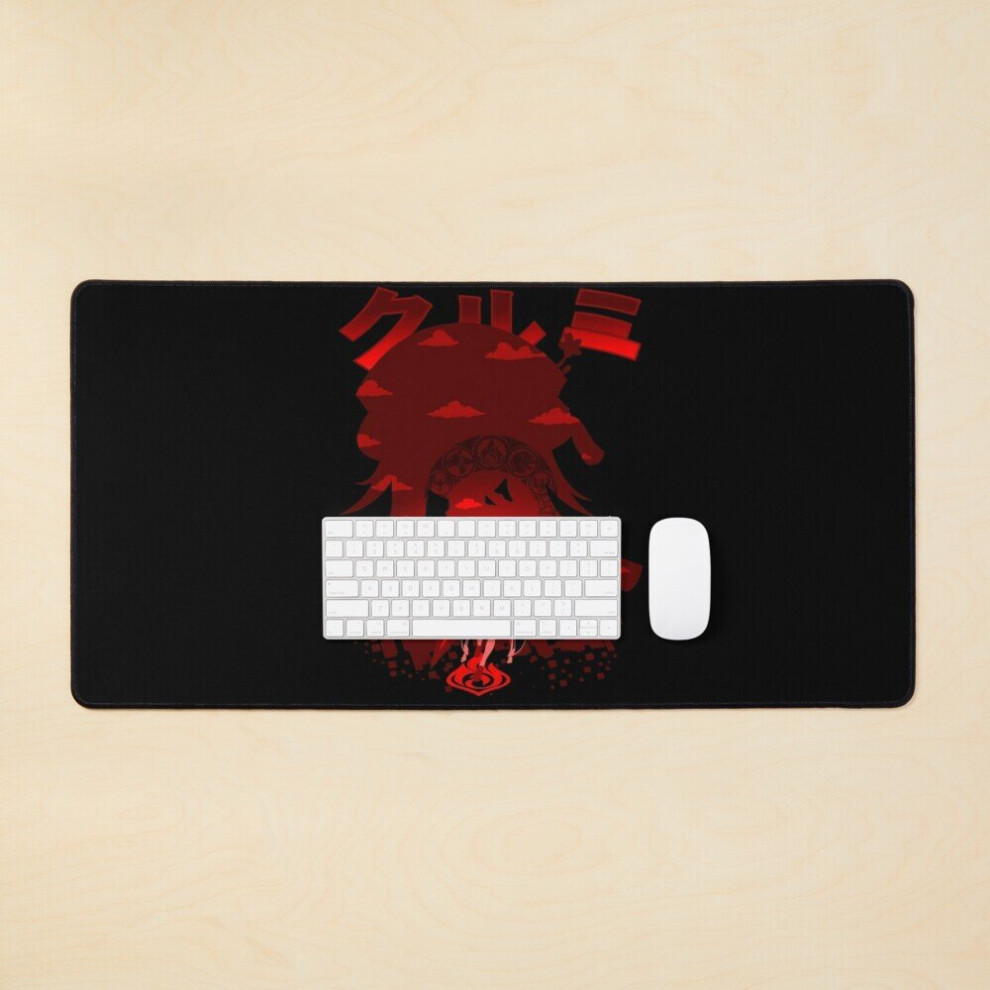 Desk Mat Genshin Impact Hu Tao Large Gaming Mouse Pad 35X16 Inch 7802738320947
