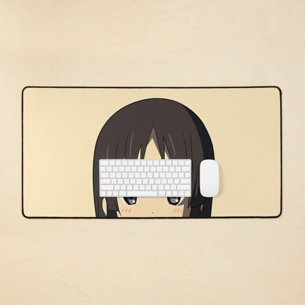 Desk Mat Mio Akiyama Peeker Large Gaming Mouse Pad 35X16 Inch 7802738323504