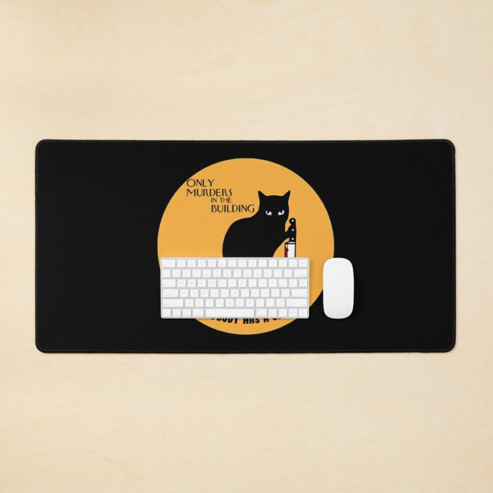 Desk Mat Only Murders In The Building #10 Large Gaming Mouse Pad 35X16 Inch 7802738369861