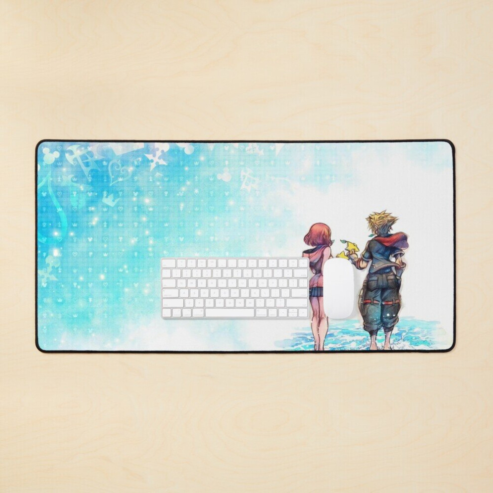 Desk Mat Kingdom Hearts Large Gaming Mouse Pad 35X16 Inch 7802738323474
