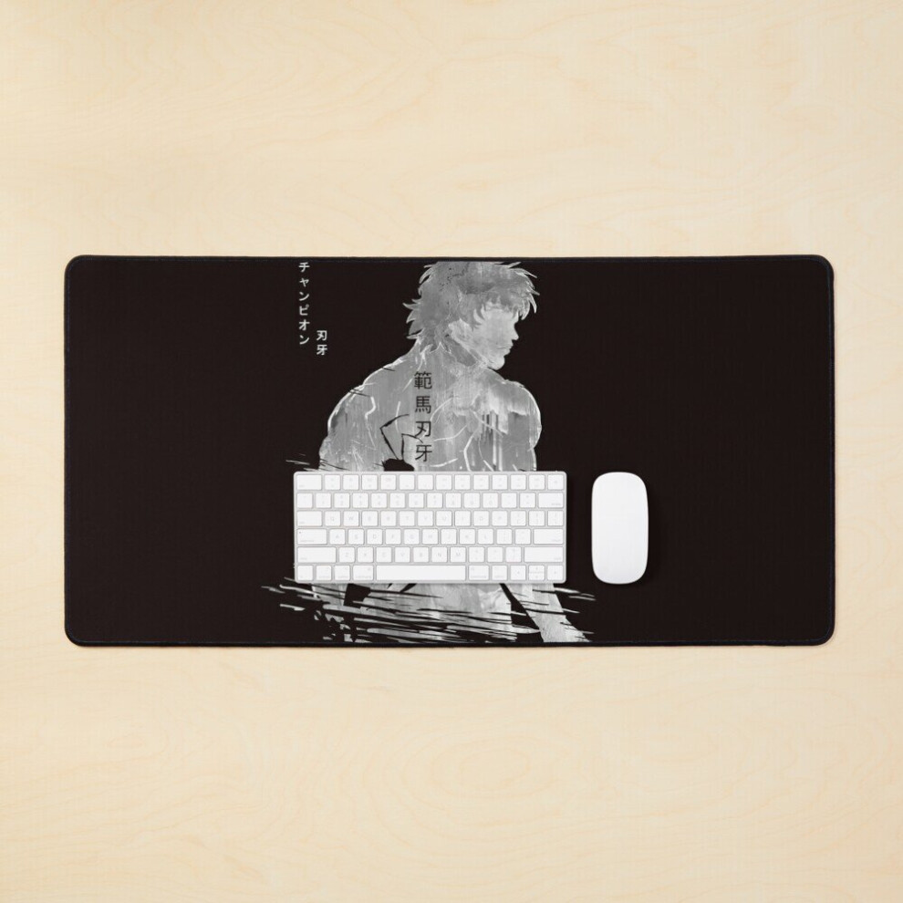Desk Mat Demonic Mantis Hanma:baki The Grappler Large Gaming Mouse Pad 35X16 Inch 7802738351231