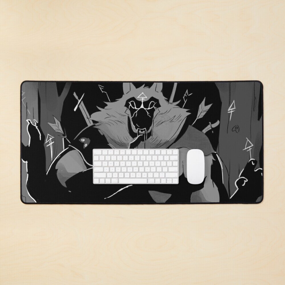 Desk Mat Aspect Of Fear Large Gaming Mouse Pad 35X16 Inch 7802738353273