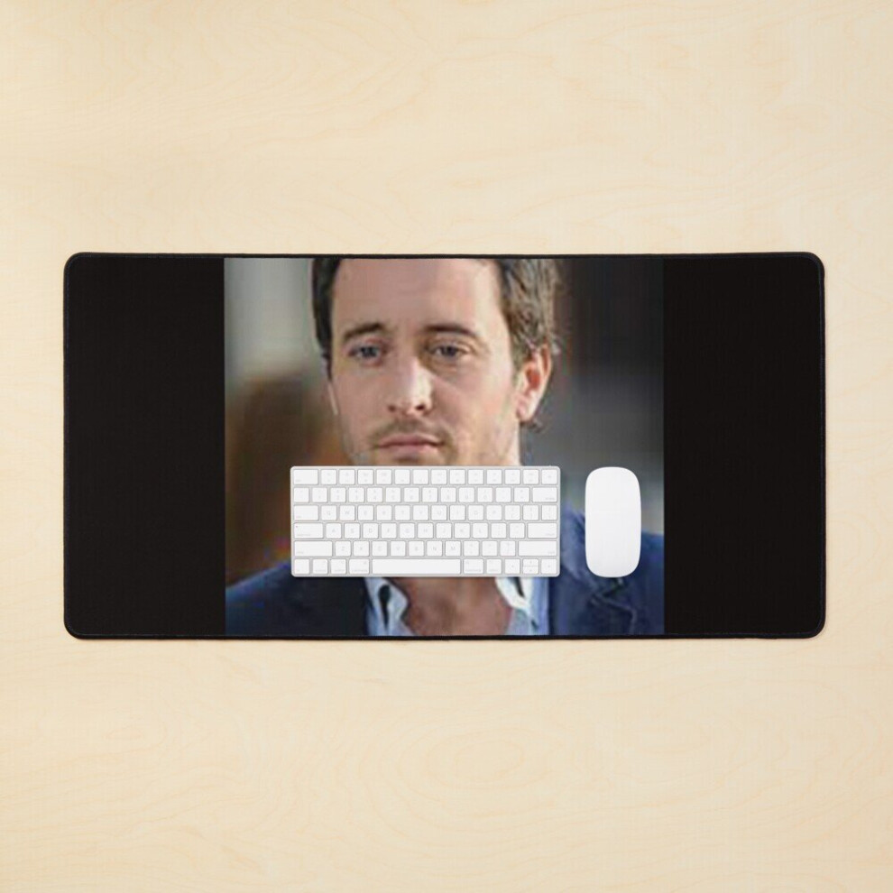 Desk Mat Alex O'loughlin Large Gaming Mouse Pad 35X16 Inch 7802738376913