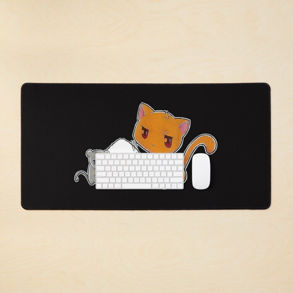 Desk Mat Basket Fruits Anime Tee Large Gaming Mouse Pad 35X16 Inch 7802738323528