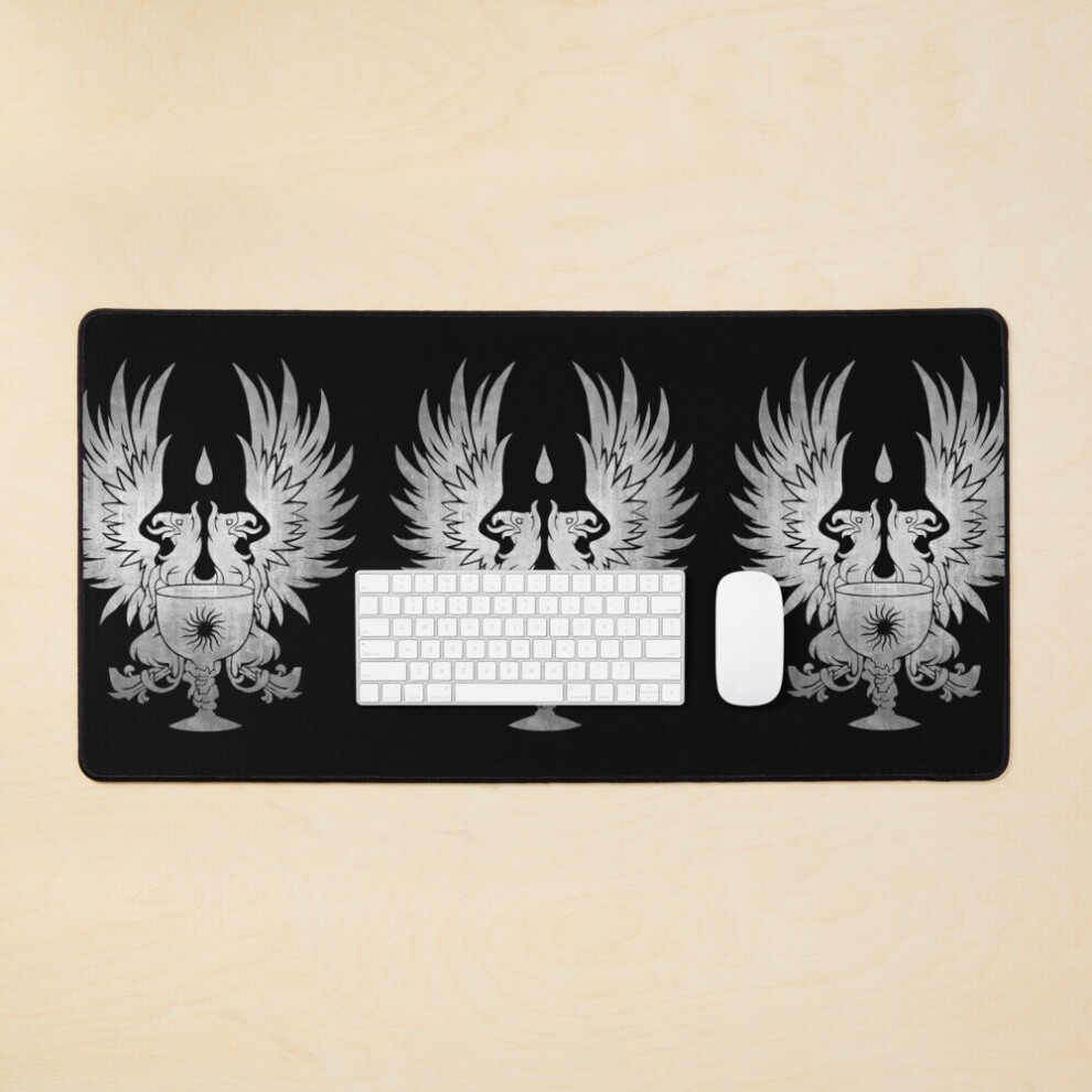 Desk Mat Dragon Age: Warden Large Gaming Mouse Pad 35X16 Inch Grey/Silver 7802738385076