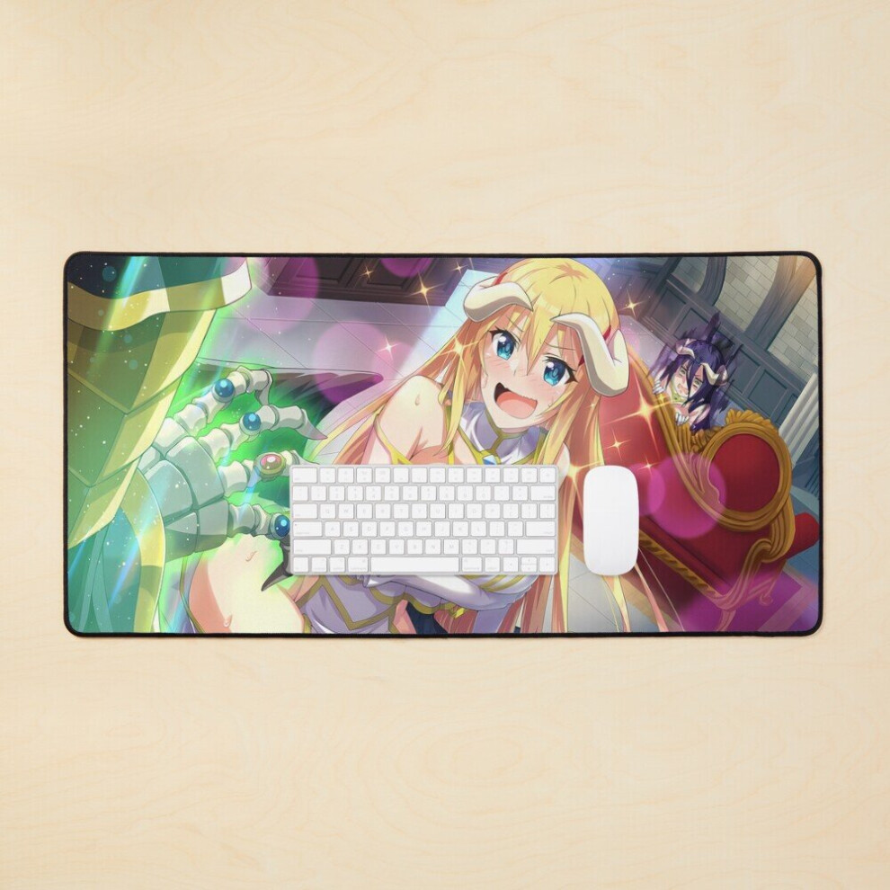 Desk Mat [Konosuba / Overlord] Darkness The Succubus Large Gaming Mouse Pad 35X16 Inch 7802738335323