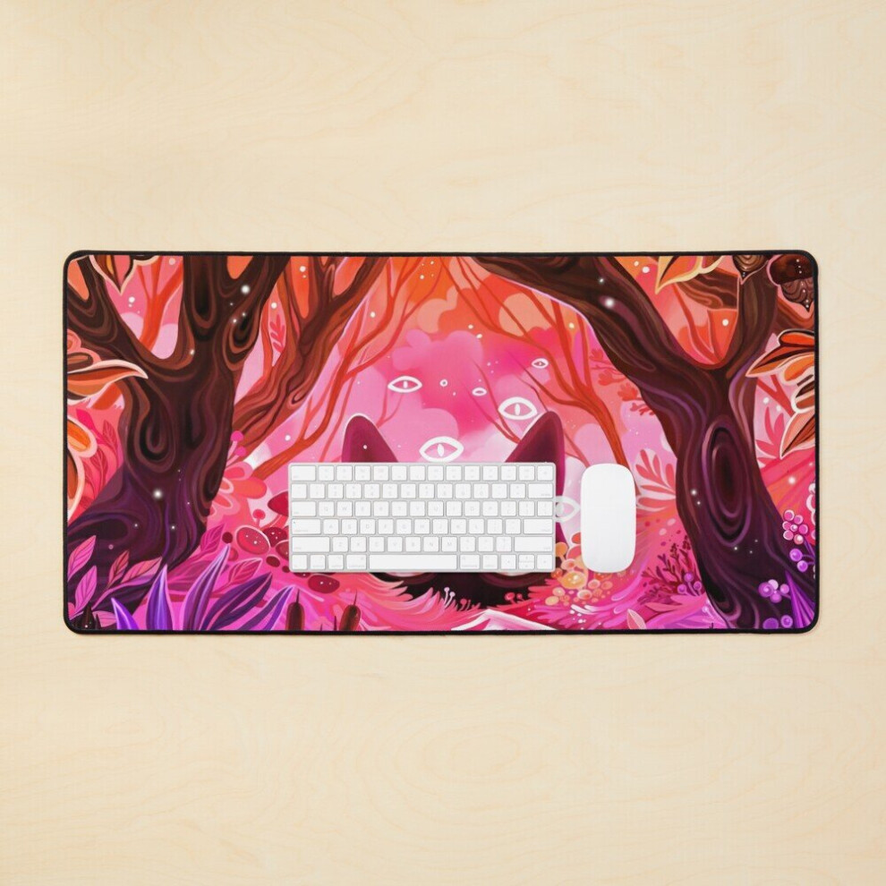 Desk Mat Dreams Of Fall Large Gaming Mouse Pad 35X16 Inch 7802738372854