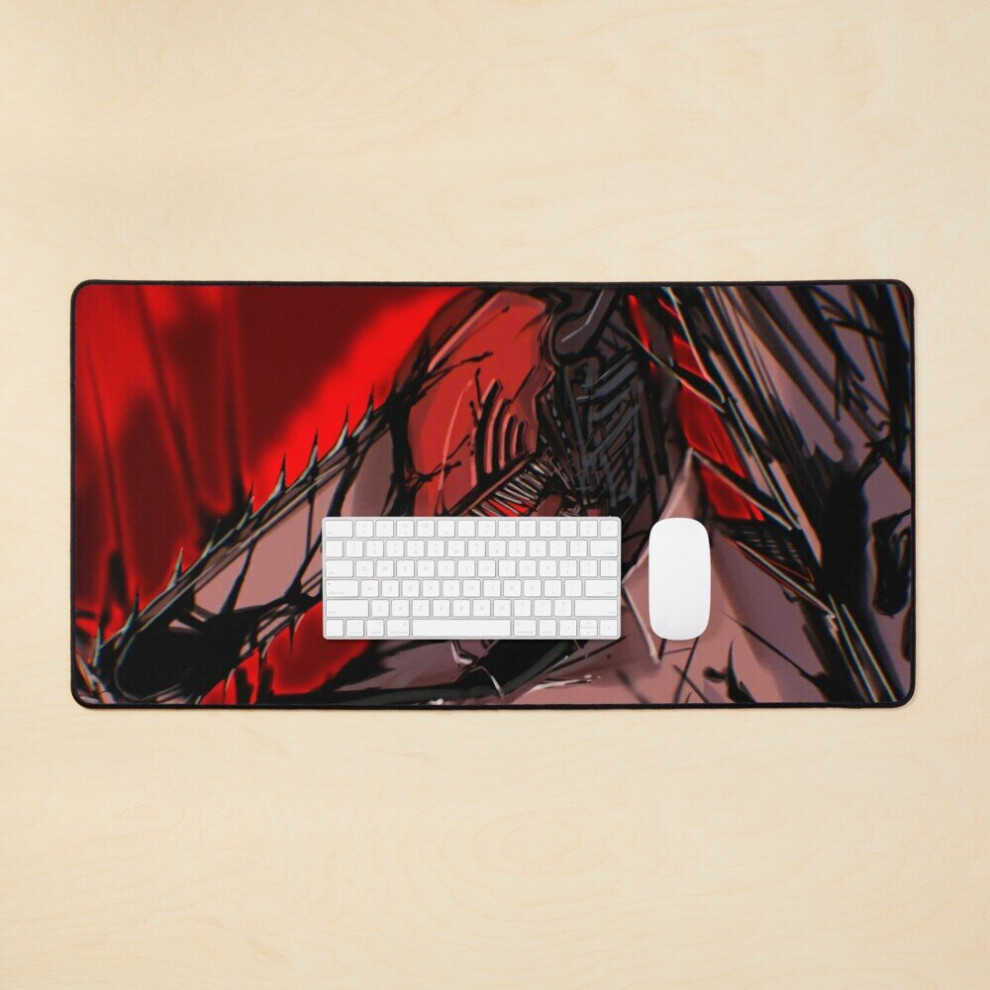 Desk Mat Denji Chainsaw Man Large Gaming Mouse Pad 35X16 Inch 7802738360950