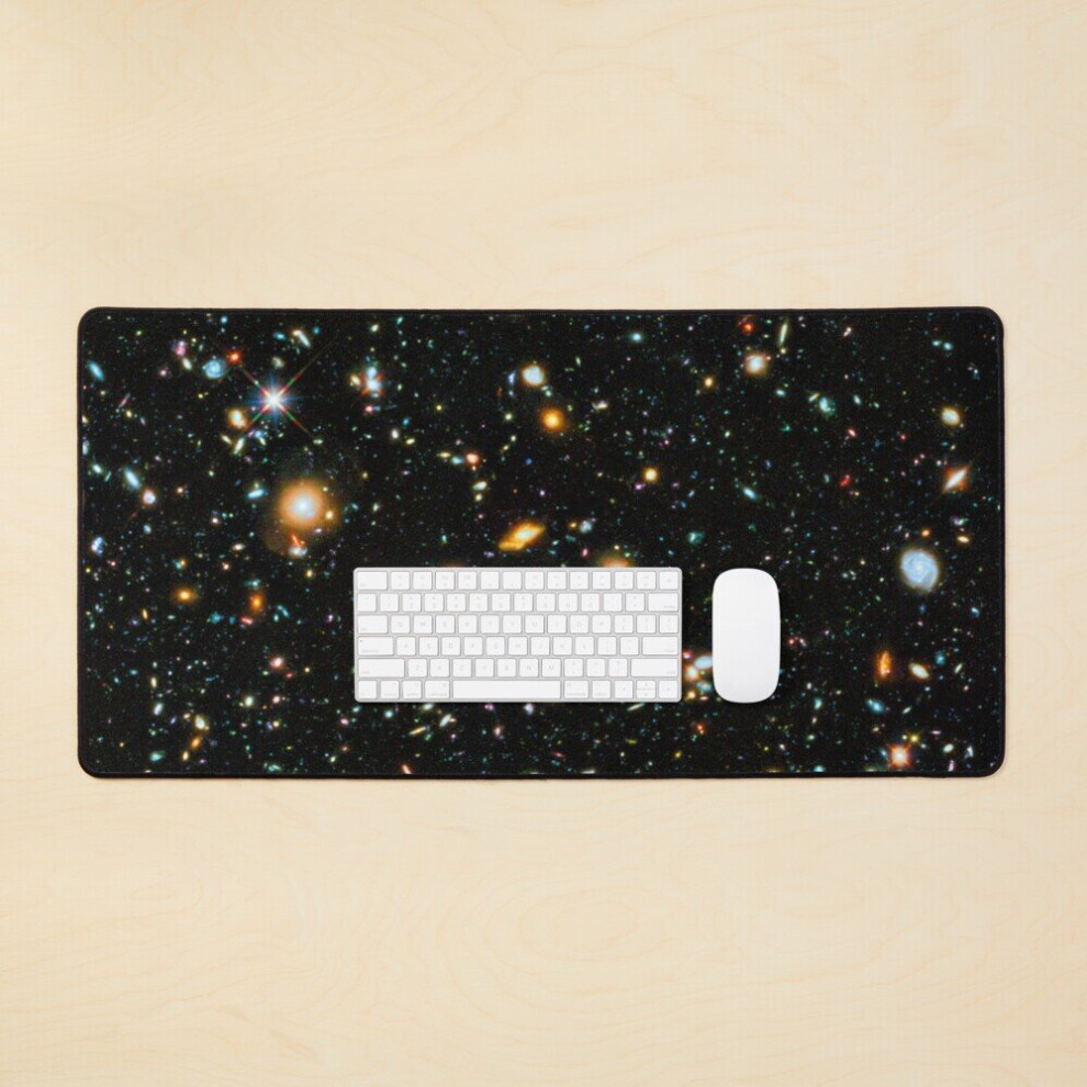Desk Mat Hubble Extreme Deep Field Large Gaming Mouse Pad 35X16 Inch 7802738325973