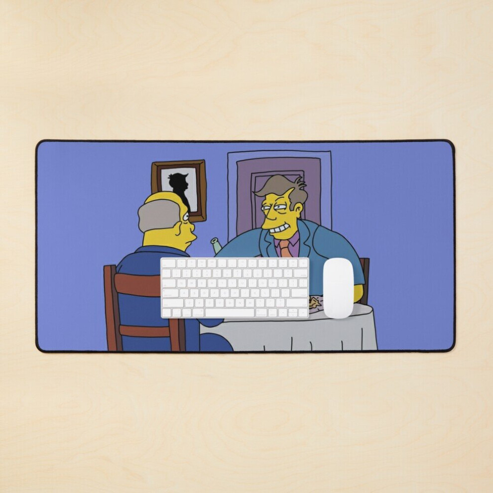 Desk Mat Steamed Hams Large Gaming Mouse Pad 35X16 Inch 7802738343199