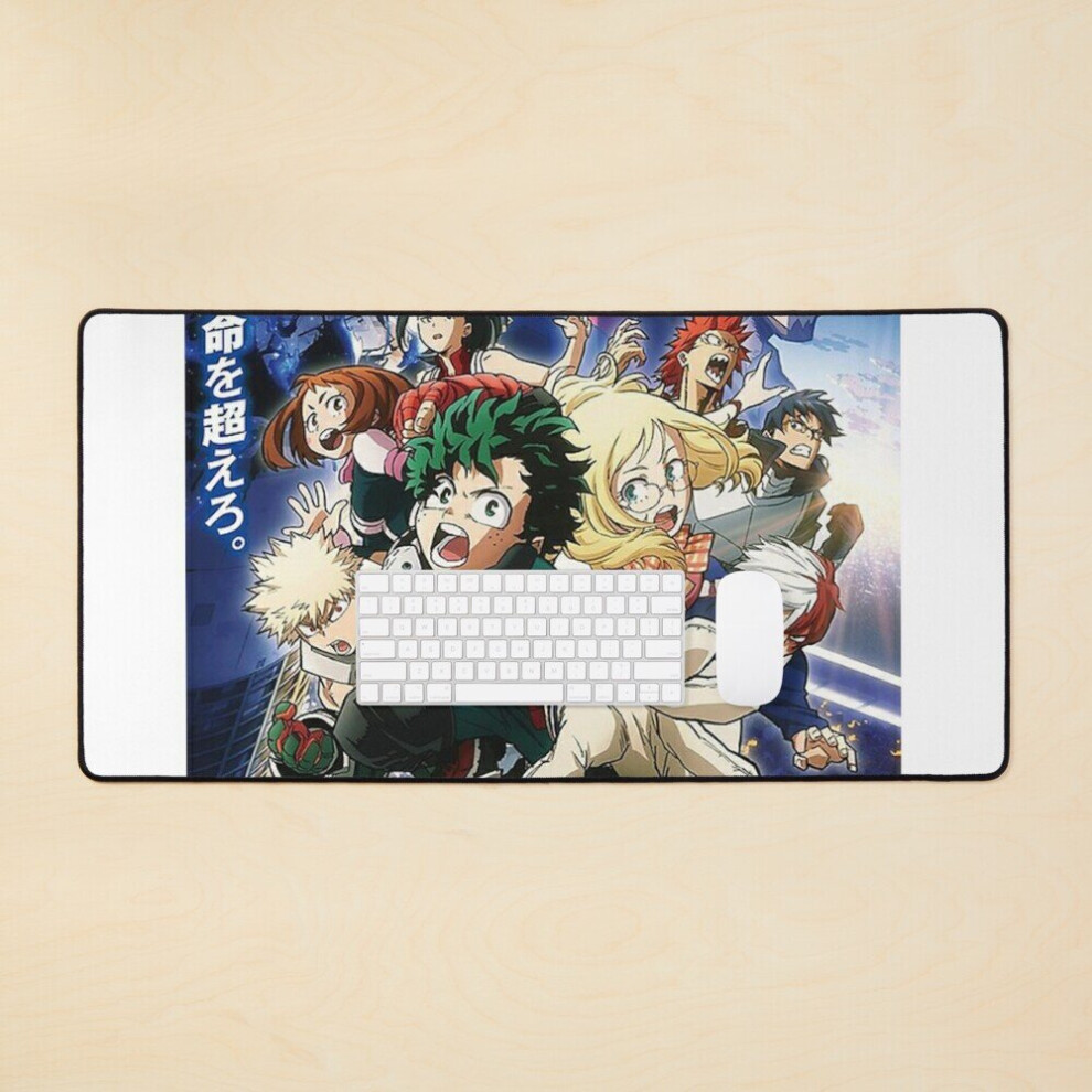 Desk Mat Boku No Hero Academia The Movie Poster Large Gaming Mouse Pad 35X16 Inch 7802738396812