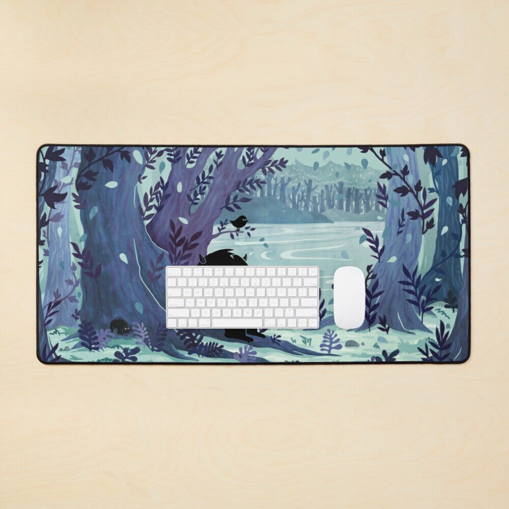 Desk Mat A Quiet Spot Of Tea Large Gaming Mouse Pad 35X16 Inch 7802738309669