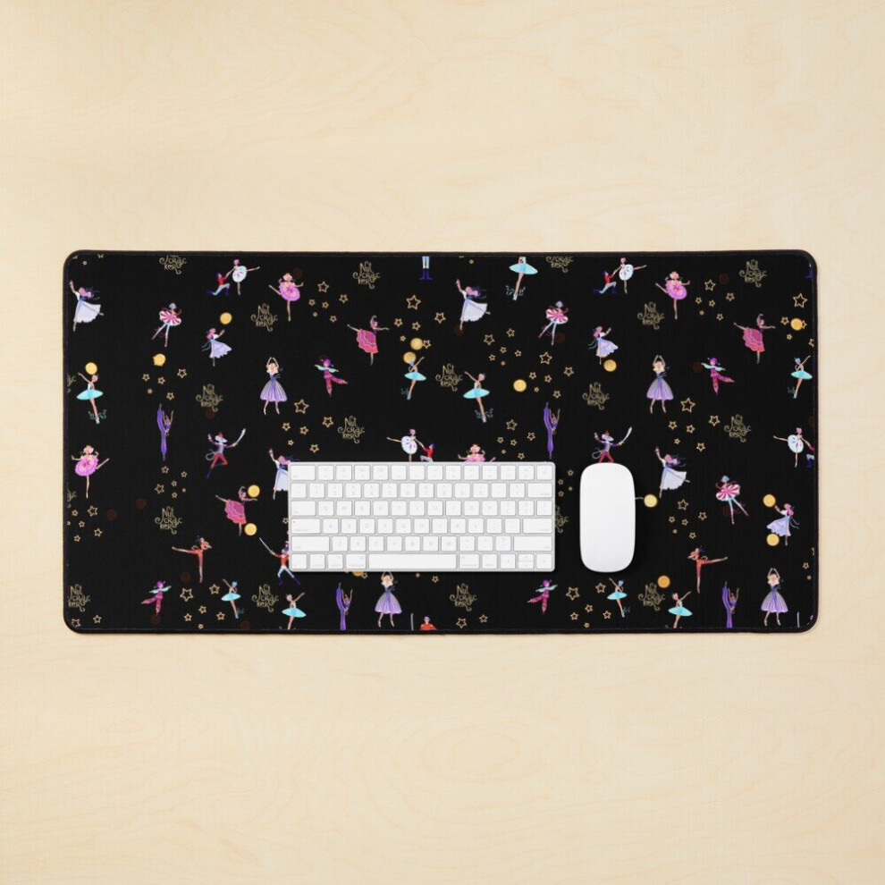 Desk Mat The Nutcracker Ballet Pattern Large Gaming Mouse Pad 35X16 Inch 7802738347838