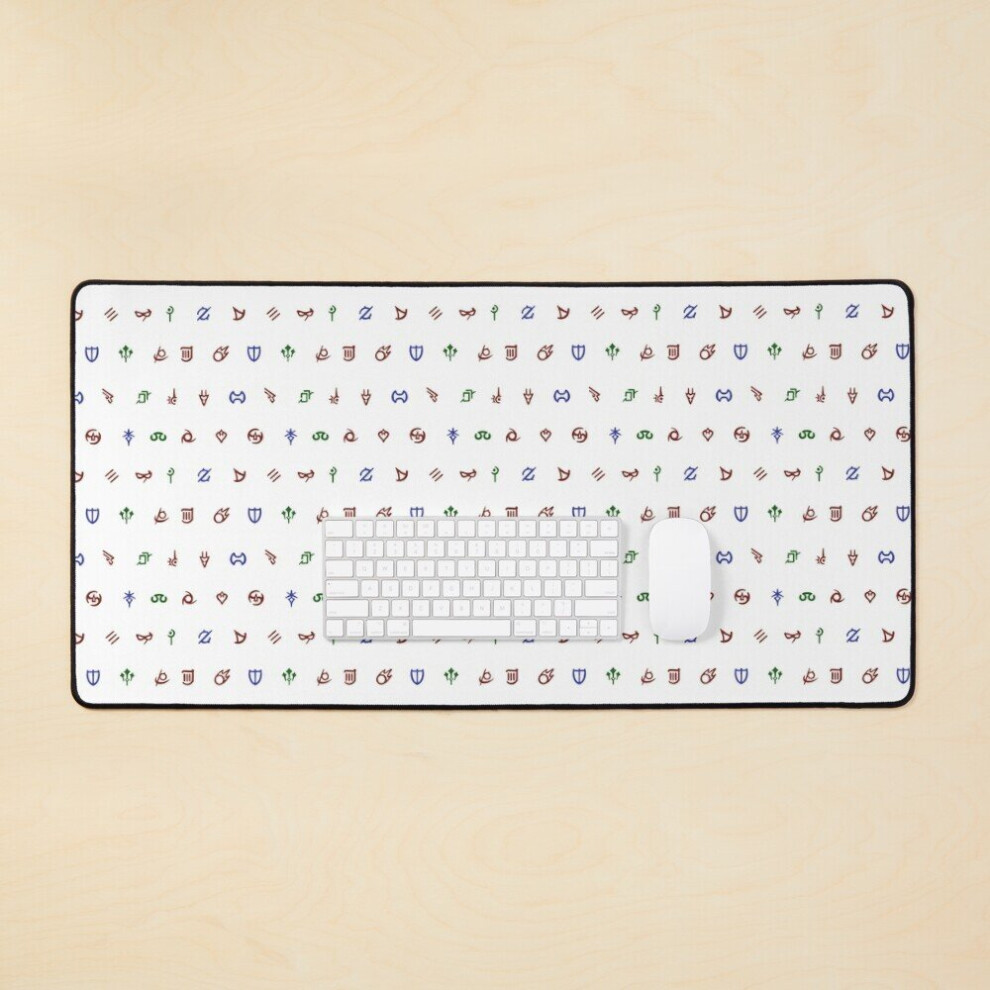 Desk Mat All Job Icons Large Gaming Mouse Pad 35X16 Inch 7802738326062