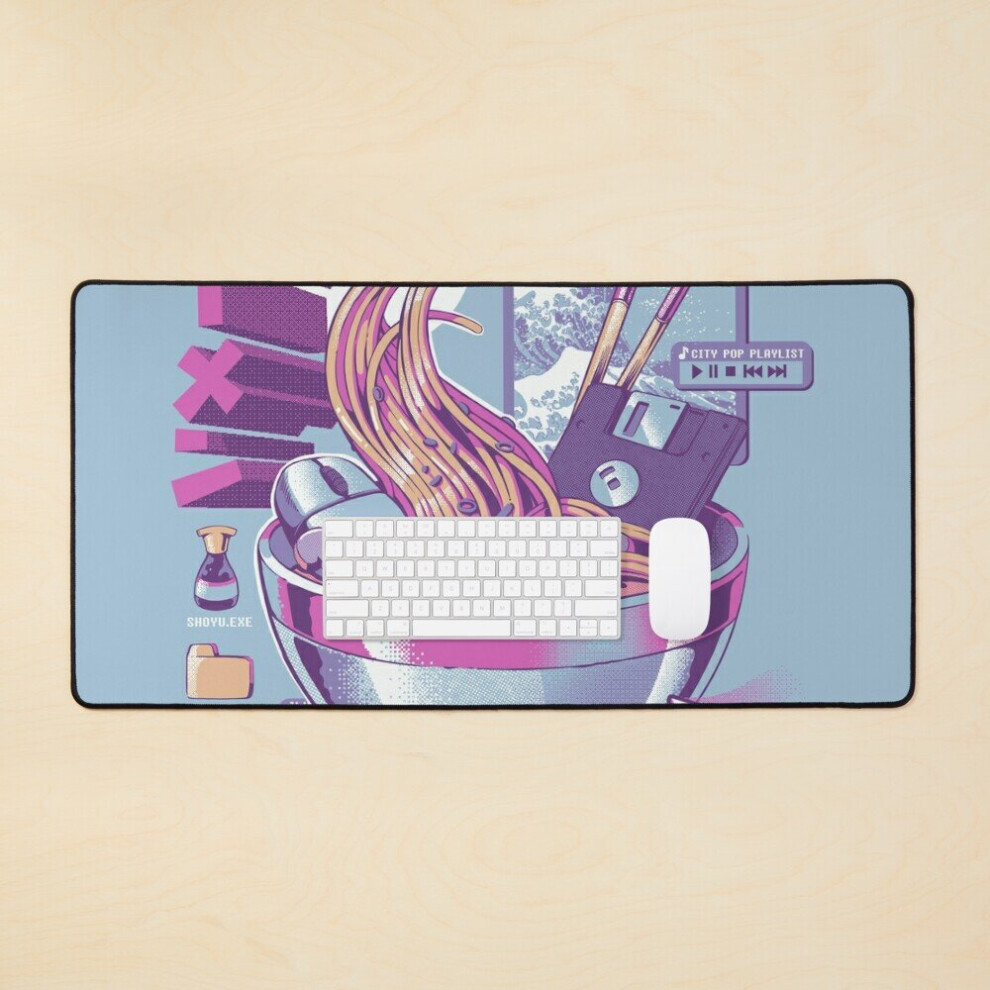 Desk Mat Web Ramen Large Gaming Mouse Pad 35X16 Inch 7802738311129