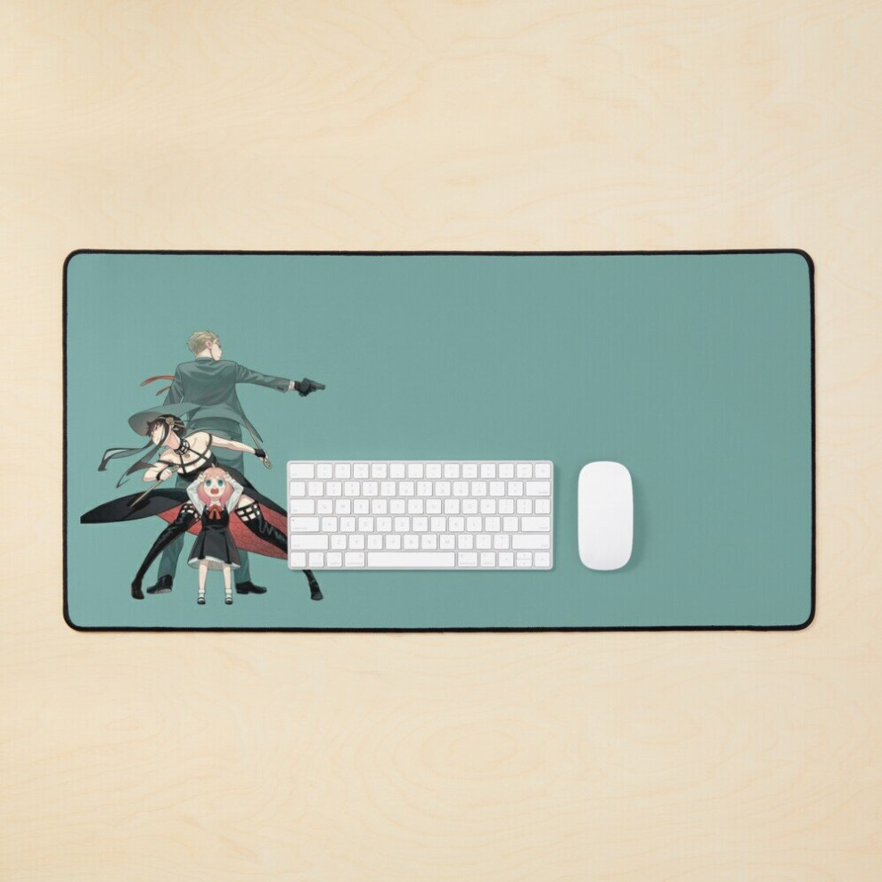 Desk Mat Anya Family Spy Large Gaming Mouse Pad 35X16 Inch 7802738408843