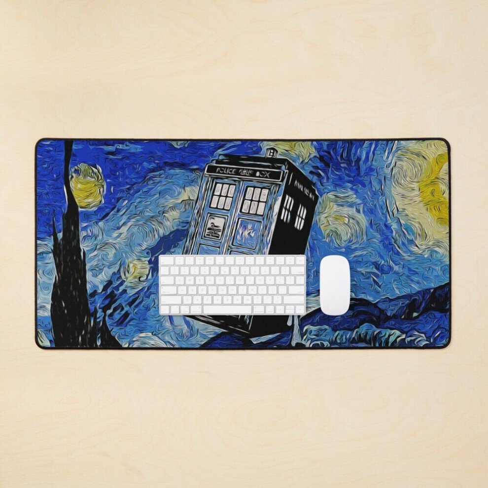 Desk Mat Van In Time Large Gaming Mouse Pad 35X16 Inch 7802738313406