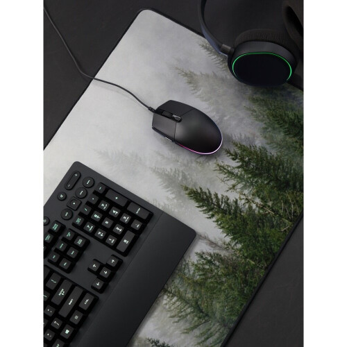 Desk Mat Misty Forest  Large Gaming Mouse Pad 35x16 inch 2