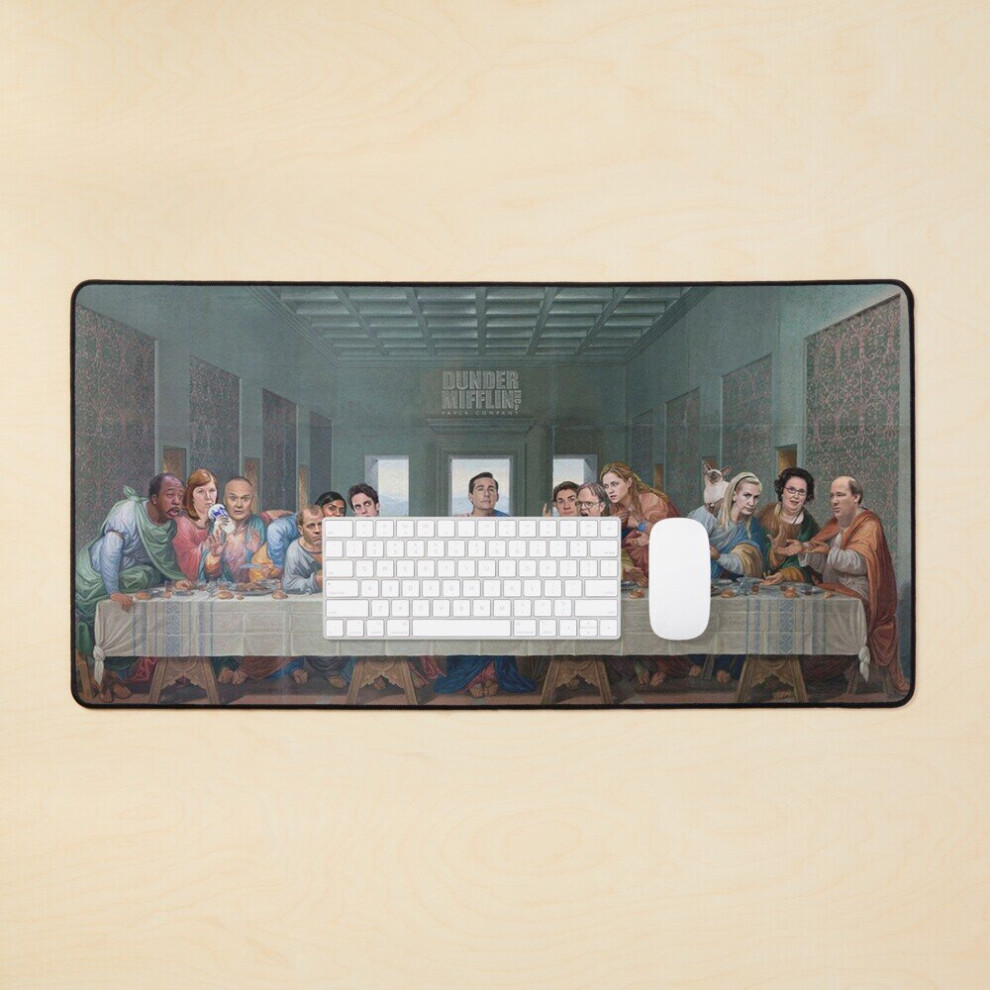 Desk Mat The Last Supper Office Edition Large Gaming Mouse Pad 35X16 Inch 7802738311044