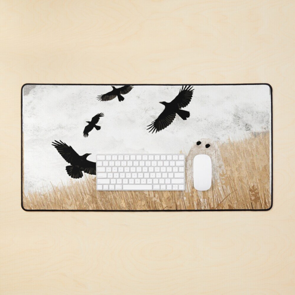 Desk Mat Walter And The Crows Large Gaming Mouse Pad 35X16 Inch 7802738396171