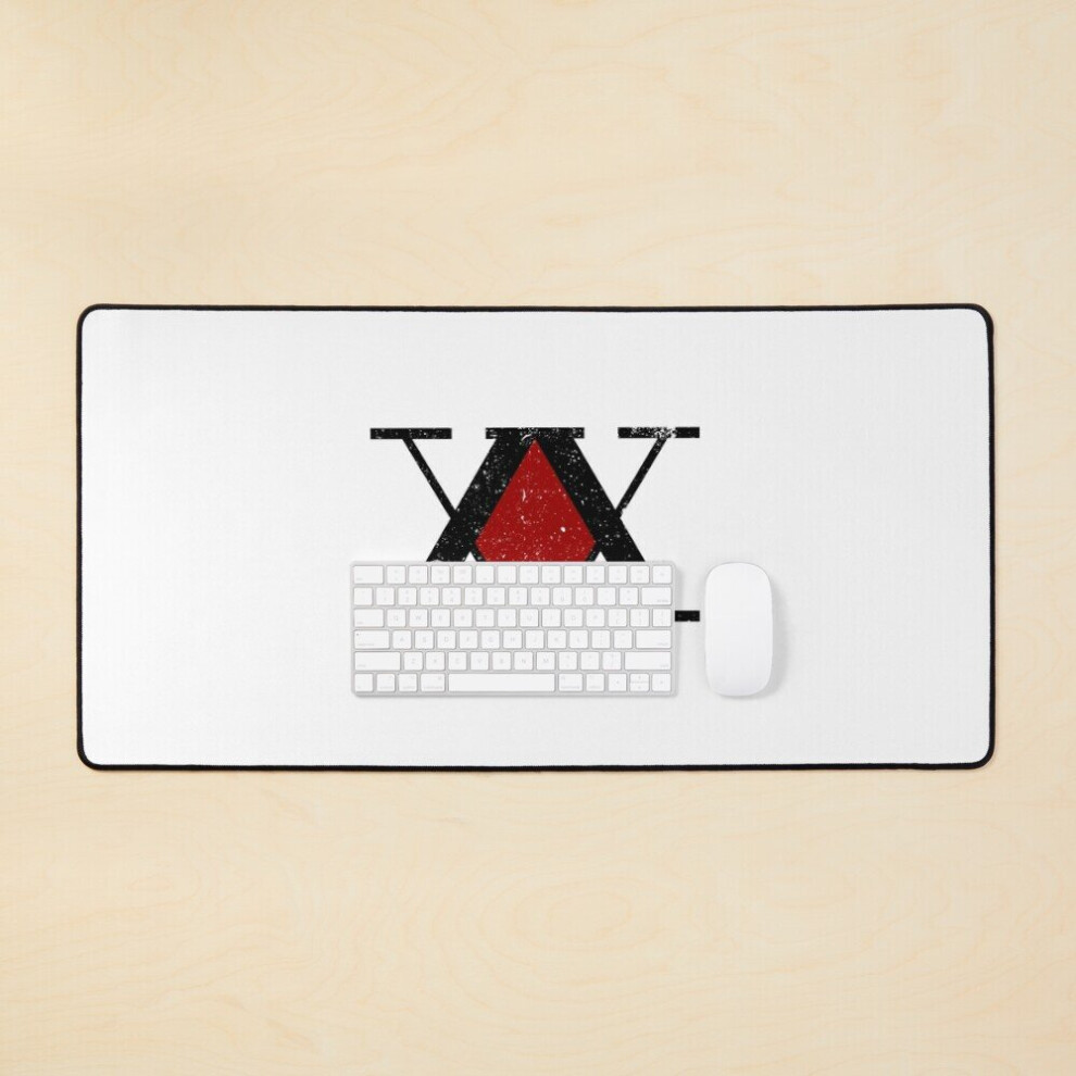 Desk Mat Lover Anime X-Hunter Symbol Japanese Gift Love Large Gaming Mouse Pad 35X16 Inch 7802738373592
